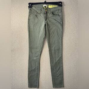 Indigo Rein size 1 Olive green Skinny Jeans